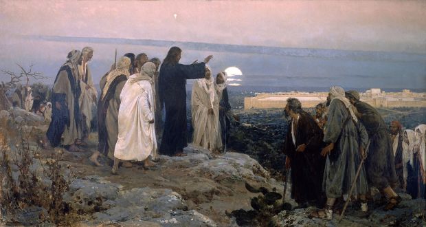 JESUS FORETOLD TWO JUDGMENTS AS HE SAT ON THE MOUNT OF OLIVES OPPOSITE THE JERUSALEM TEMPLE | Catholic Strength